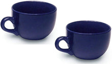 Load image into Gallery viewer, Serami 22oz Cobalt Jumbo Ceramic Bowl Mugs, 2pk
