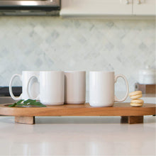 Load image into Gallery viewer, Serami 15oz White Classic Ceramic Coffee Mugs, 4pk
