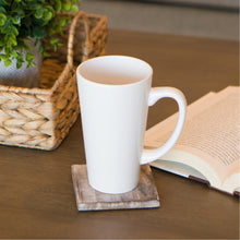 Load image into Gallery viewer, Serami 15oz White Funnel Ceramic Coffee Mugs, 4pk
